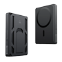 Powerbank med magnetisk tegnebog - Kapacitet 5000mAh - USB-C indgang - USB-C og trådløse udgange - Certificeret med FindMy - Hurtigopladning | 2 enheder samtidig