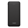 VEGER Powerbank - Kapacitet 10000mAh - Micro USB-C og 2x USB-A indgange - Micro USB-C og 2x USB-A udgange - 3 enheder samtidig - Sort farve