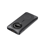 VEGER Magnetisk og trådløs powerbank - Kapacitet 10000mAh - Indgange 2x USB-C, Lightning - Udgange USB-C, USB-A, 2x trådløs - Oplader 4 enheder samtidig - PD22.5W hurtigopladning