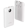 VEGER Powerbank med LCD-display - Kapacitet 10000mAh - Indgange Lightning, USB-C, USB-C kabel - USB-A og USB-C udgange og integrerede kabler - Integrerede kabler: USB-C og Lightning - Hurtigopladning | 3 enheder samtidig