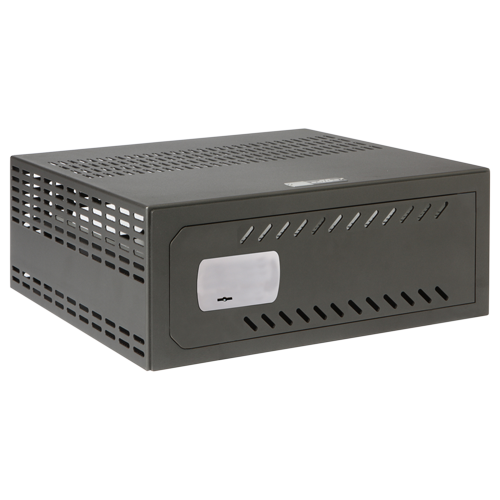 Safe til DVR - CCTV specifik | 19" rack monterbar - Til DVR på 1U rack - Mekanisk lås - Med ventilation og kabelgennemføring - Kvalitet og modstandsdygtighed