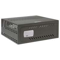 Safe til DVR - CCTV specifik | 19" rack monterbar - Til DVR på 1U rack - Mekanisk lås - Med ventilation og kabelgennemføring - Kvalitet og modstandsdygtighed