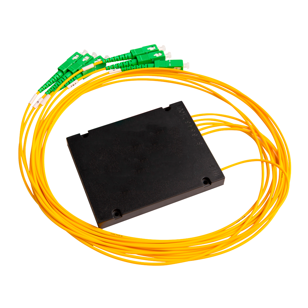 Vsol Passiv Optisk Splitter - Bølgelængde 1260 nm til 1650nm - Kompatibel med Vsol løsning og generisk løsning - 1 x SC uplink stik - 4 x SC stik til UNO's