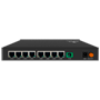V-SOL - 1*XPON+4GE(PoE+) ONU - 8x RJ45 10/100/1000Mbps PoE+/PoE,IEEE 802.at/af - Layer 2 funktioner - Ideel til FTTx og videoovervågning