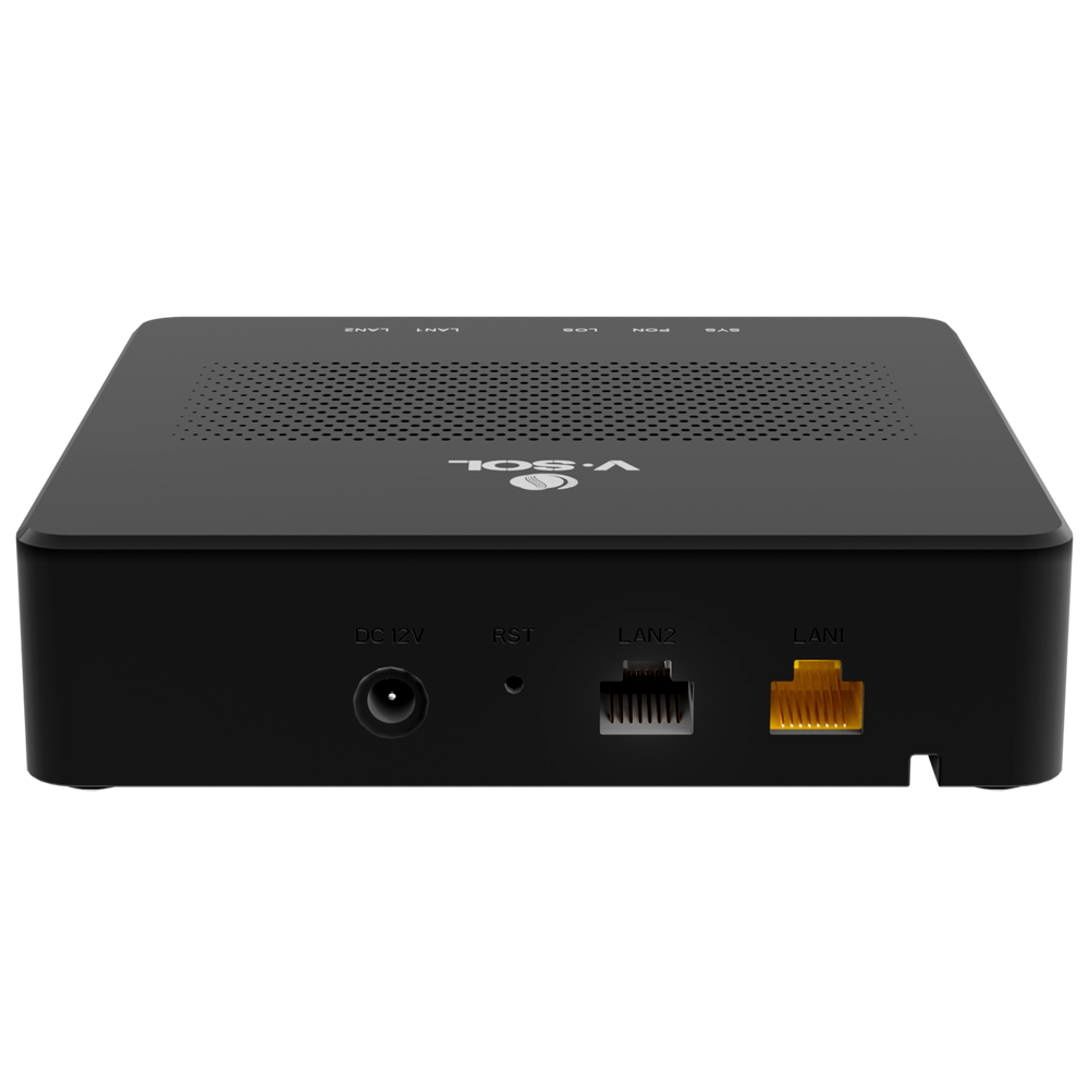 V-SOL ONT XPON - 1X PON 1x LAN RJ45 GE 1x LAN RJ45 10GE - Ideel til hjem og erhverv FTTH
