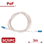 V-SOL - PoF kabel - Muliggør datainjektion og fiberforsyning - UPC simplex SC stik - Længde 3m