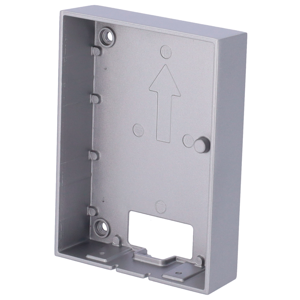 X-Security - Påbygningsmontering til XS-V2202E-(X) - A modul - 129mm (H) x 95mm (B) x 28,5mm (D) - Fremstillet af aluminiumslegering - Alsidig tilslutning, kabelindgange på alle sider