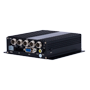 MDVR basic 4 AHD kanaler 1080P - SD kort optagelse - M12 4 pins stik - 4 alarm indgange og 2 udgange