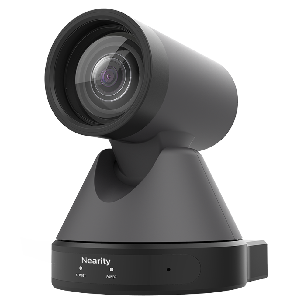 Nearity til videokonference - PTZ | Op til 10 forudindstillinger - Opløsning 1080p | AGC - 3.5 objektiv - 42.3 mm | Zoom 12X - VISCA protokol på RS232 - Plug & Play