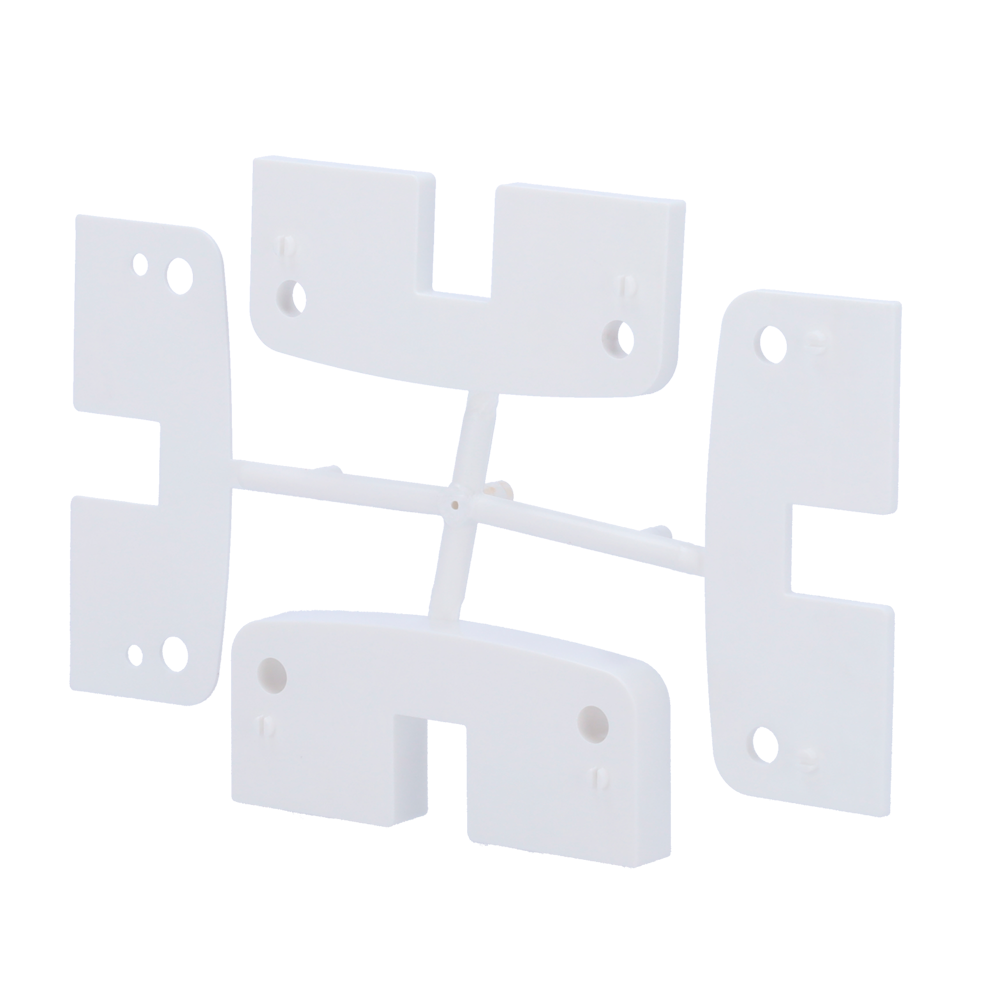 Støtte til intelligent bolt - Kompatibel med WM-BOLT-W og WM-BOLT-WIFI-W - Egnet til justering af rammedel - Tykkelse: 1 mm / 2 mm / 5 mm / 10 mm - Kombinerbare støtter - Hvid farve