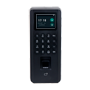 Adgangskontrol og Tid & Fremmøde - Fingeraftryk, MF kort og PIN - 30.000 brugere | 100.000 records - TCP/IP, WiFi, USB, OSDP og Wiegand - Integreret controller (sensor, trykknap og relæ) - Software SmartPSS | Output 12V og PoE