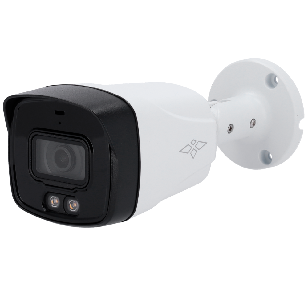 X-Security HDCVI bullet kamera - CMOS 5 Megapixel - 3.6 mm Objektiv - WDR (120dB) - Dual light: IR + Hvid rækkevidde 40 m | Mikrofon - Vejrbestandig IP67