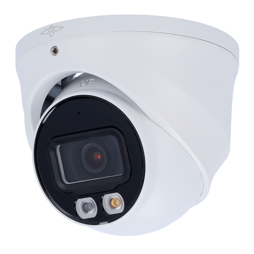 X-Security WizSense Turret IP Kamera - 4 Megapixel (2688 × 1520) - 2.8 mm Linse - PoE | H.265+ - Indbygget mikrofon | Micro SD op til 256GB - Intelligente funktioner : Smart Dual Illumination