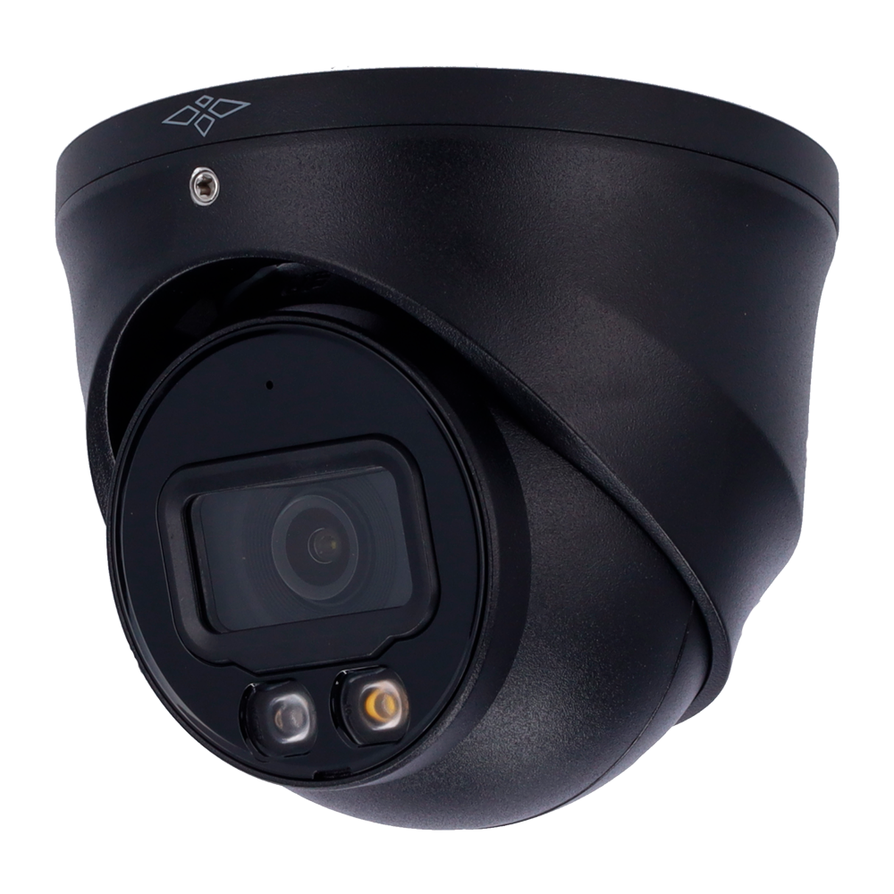 X-Security WizSense Turret IP Kamera BLACK - 4 Megapixel (2688 × 1520) - 2.8 mm Linse - PoE | H.265+ - Indbygget mikrofon | Micro SD op til 256GB - Intelligente funktioner : Smart Dual Illumination