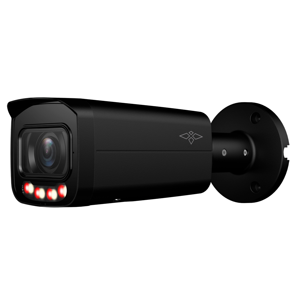 X-Security IP Bullet Kamera - 4 Megapixel (2688x1520) - 2.7~13.5mm Motoriseret Objektiv - WDR 120dB | Dual Light(IR 60m og Hvidt Lys 60m) - WizSense, med menneske- og køretøjsklassifikation - 256GB / IP67 MicroSD