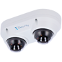 X-Security Dual Dome IP Kamera - 2x 4 Megapixel (2560x1440) - 2x Fast Linse 2.8mm - WDR 120dB | Dual Light(IR 30m og Hvidt Lys 20m) - WizSense, med menneske- og køretøjsklassificering - MicroSD 256GB / IP67 & IK10