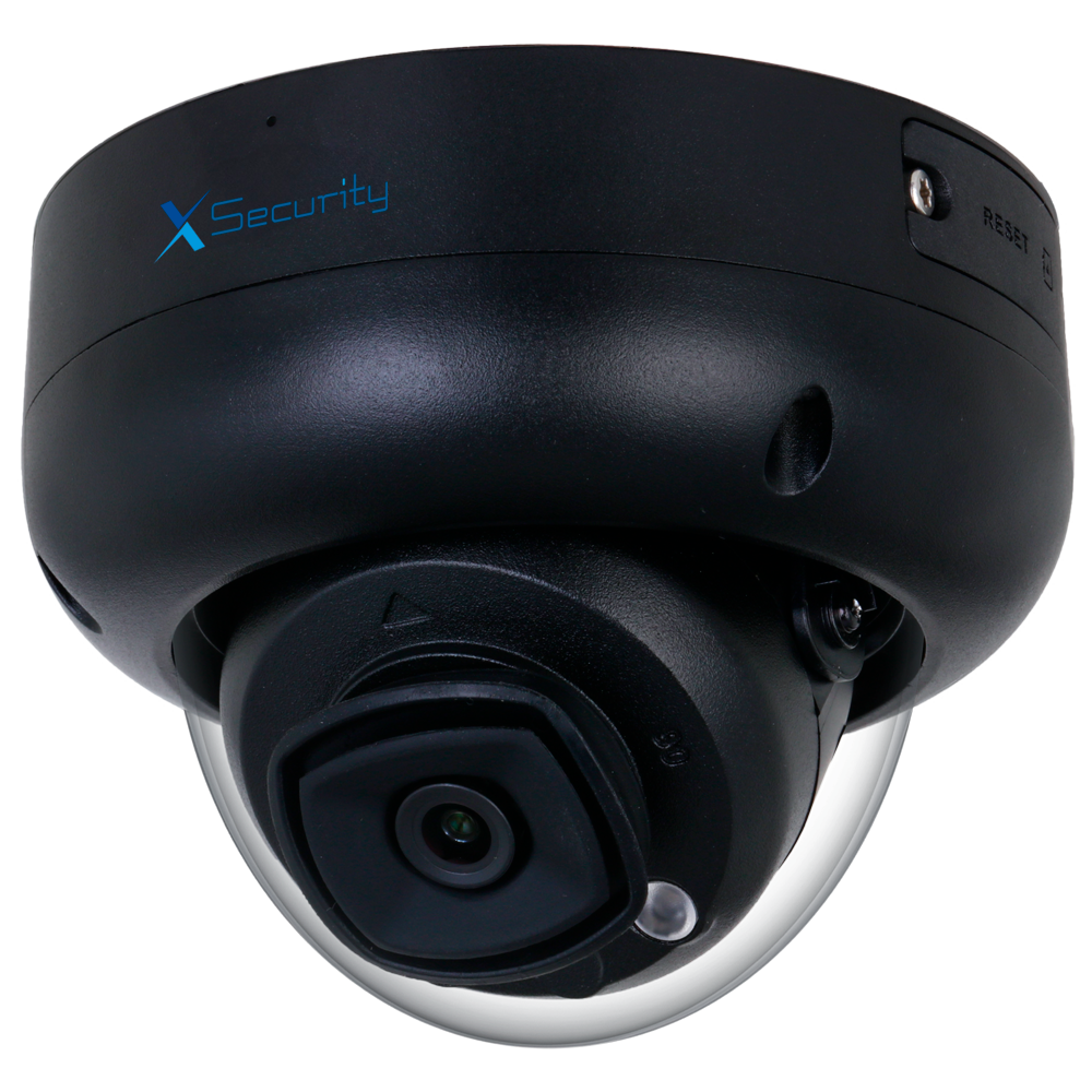 X-Security IP Turret Kamera - 4 Megapixel (2688x1520) - 2.8 mm Linse - IR 50 m | Alarmer | Audio | Indbygget Mikrofon - IV | MDS | Personoptælling | Heat Mapping - MicroSD | IP67 | IK10 | PoE | HDMI Output