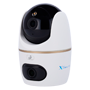 X-Security IP dual Wi-Fi - Dual Lens (Panoramisk 5Mpx + PT 5Mpx)) - PT Linse 3.6 mm | Panoramisk linse 3.6 mm - Dual Light 30 m | IVS | Kæledyrsdetektion - Indbygget mikrofon og højttaler | MicroSD - AutoTrack | Sirene og lys afskrækkelse | Indendørs