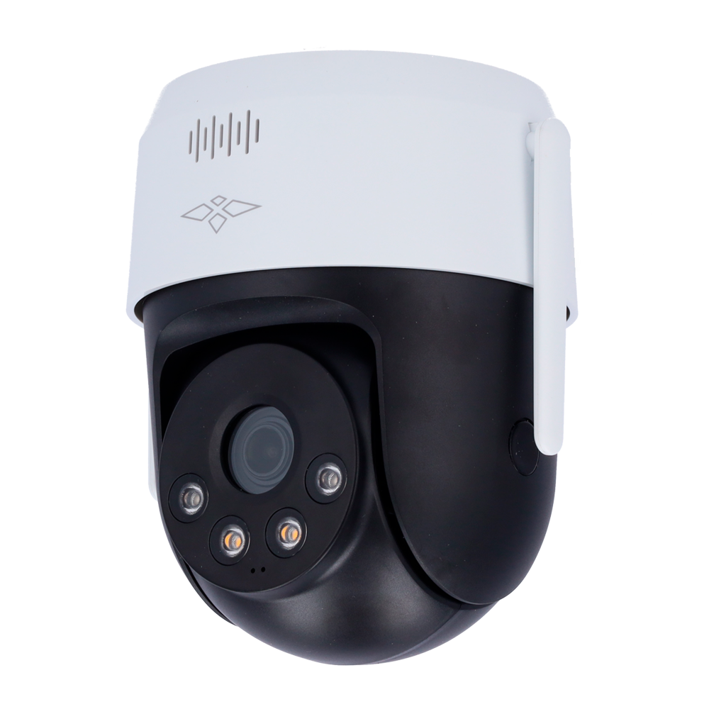 X-Security PT IP kamera - 5 Megapixel (2560 × 1920) - 1/2.8" CMOS | Fast linse 4mm - Personregistrering med aktiv afskrækkelse - Dual Light: IR og hvidt lys 30m - WiFi (IEEE802.11b/g)