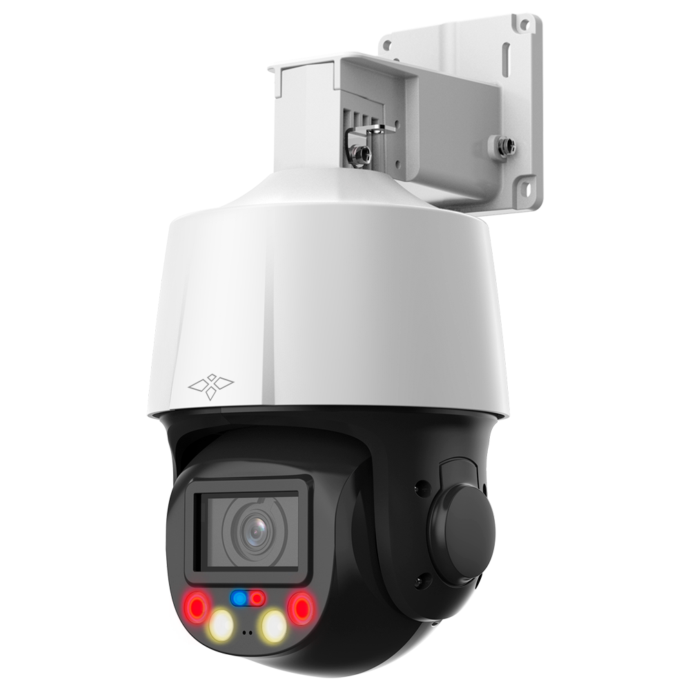 X-Security 4 Mpx Pro Range IP PTZ kamera - Varifocal linse 2.7~13.5 mm (optisk zoom 5x) - Dual Light | IR rækkevidde 50 m | White Light 30 m - IVS (Perimeter Protection) | SDM 3.0 - Face Detection | Auto Tracking - IP66 | Audio | Alarmer | PoE+ | MicroSD