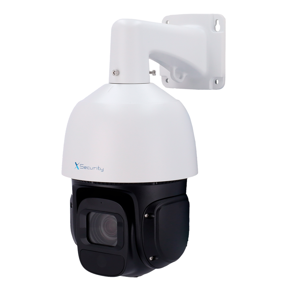 X-Security 4 Mpx Pro Serie IP PTZ Kamera - Varifocal linse 4~40 mm (optisk zoom 10x) - Dual Light | IR rækkevidde 70 m | Hvidt lys 30 m - IVS (Perimeter beskyttelse) | SDM 3.0 - Ansigtsgenkendelse | Auto Tracking - IP66 | Lyd | Alarmer | PoE+ | MicroSD