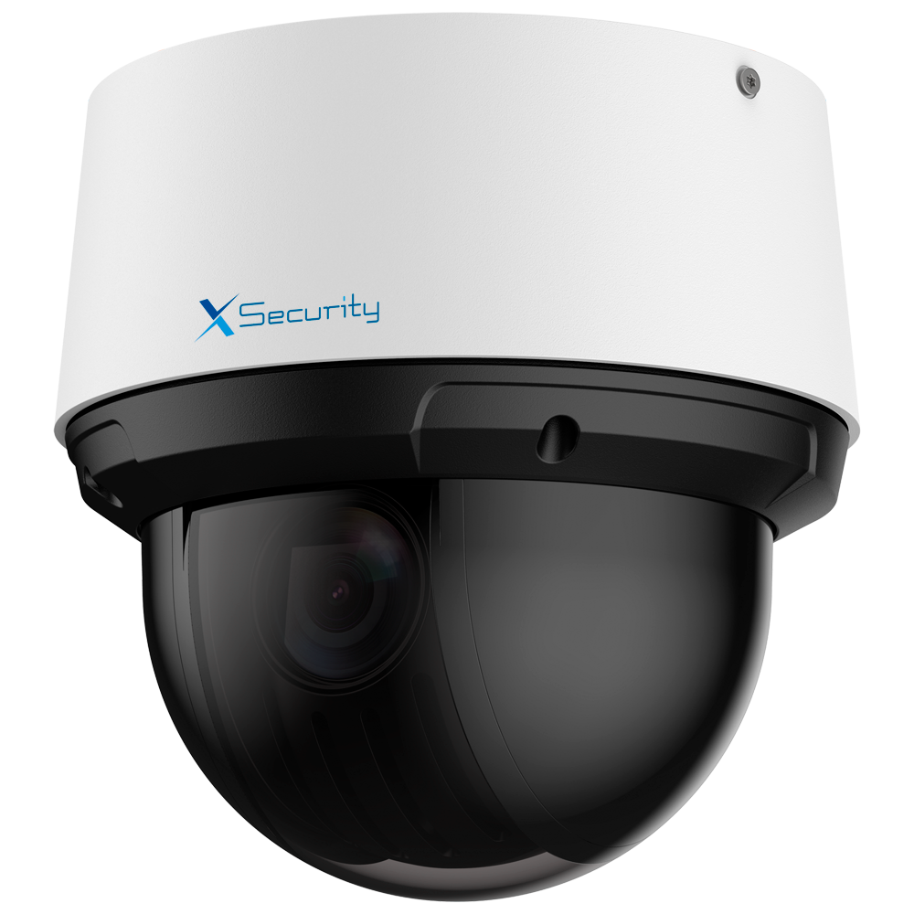 X-Security 4 Mpx Pro Serie IP PTZ Kamera - Varifocal linse 5~125 mm (optisk zoom 25x) - IR 50 m | Starlight | Dome beskyttelse - IVS (Perimeter beskyttelse) | SDM 3.0 - Ansigtsgenkendelse | Auto Tracking - IP66 | Lyd | Alarmer | PoE+ | MicroSD