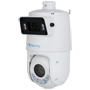 X-Security IP tandem range ULTRA - Dual Lens (Panoramisk 2Mpx + PTZ 4Mpx) - PTZ linse 5~125 mm | 25X | PoE+ - Panoramisk linse 2.8 mm | Dual Light 100 m - AutoTracking | Alarmer | Lyd | MicroSD | IP66 - IVS | SMD 4.0 | Smartlight