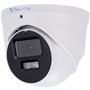 X-Security IP Turret Kamera - 4 Megapixel (2688x1520) - Linse 2.8mm / DualLight (30m IR+30m hvidt lys) - WDR 120 dB | Active Deterrence med højttaler og lys - WizSense, med menneske- og køretøjsklassificering - 256GB / IP67 MicroSD