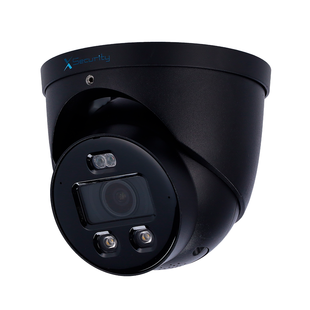 X-Security IP Turret-kamera Wizcolor - 4 Megapixel (2688x1520) | 1/1,8" CMOS-sensor - 2,8 mm optik | IR + hvidt lys 30 m