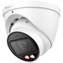 X-Security IP Turret kamera - 6 Megapixel (3288x1850) - 2.7~13.5 mm motoriseret linse - WDR 120dB | Dual Light rækkevidde 40 m - WizSense med person- og køretøjsklassifikation - MicroSD | IP67 | PoE | SMD Plus