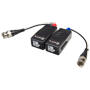 Passiv twisted pair transceiver - 4N1 (HDTVI / HDCVI / AHD / CVBS) - 1 videokanal - Passiv, 2-bens stik - Rækkevidde: 190 ~ 440 m - 2 enheder