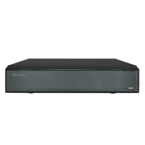 X-Security AI IP Recorder - 4 CH IP video - Maksimal optagelsesopløsning 12 Mpx - Båndbredde 80 Mbps - Full HD HDMI og VGA Output - Understøtter 1 harddisk