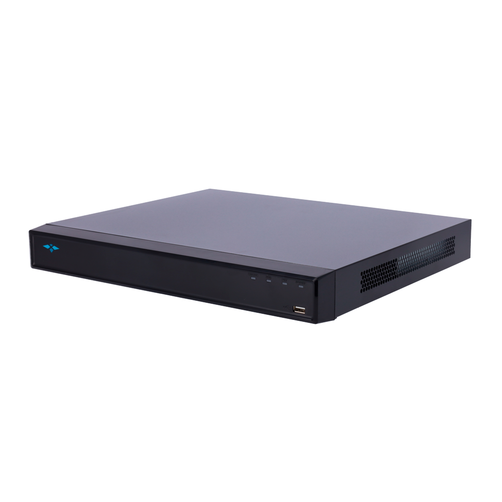 X-Security NVR optager 16 IP kanaler - Maksimum opløsning 16 Megapixel - Smart kompression H.265+ / Smart H.264+ - 16 PoE kanaler - AI Smart funktioner - WEB, DSS/PSS, Smartphone og NVR