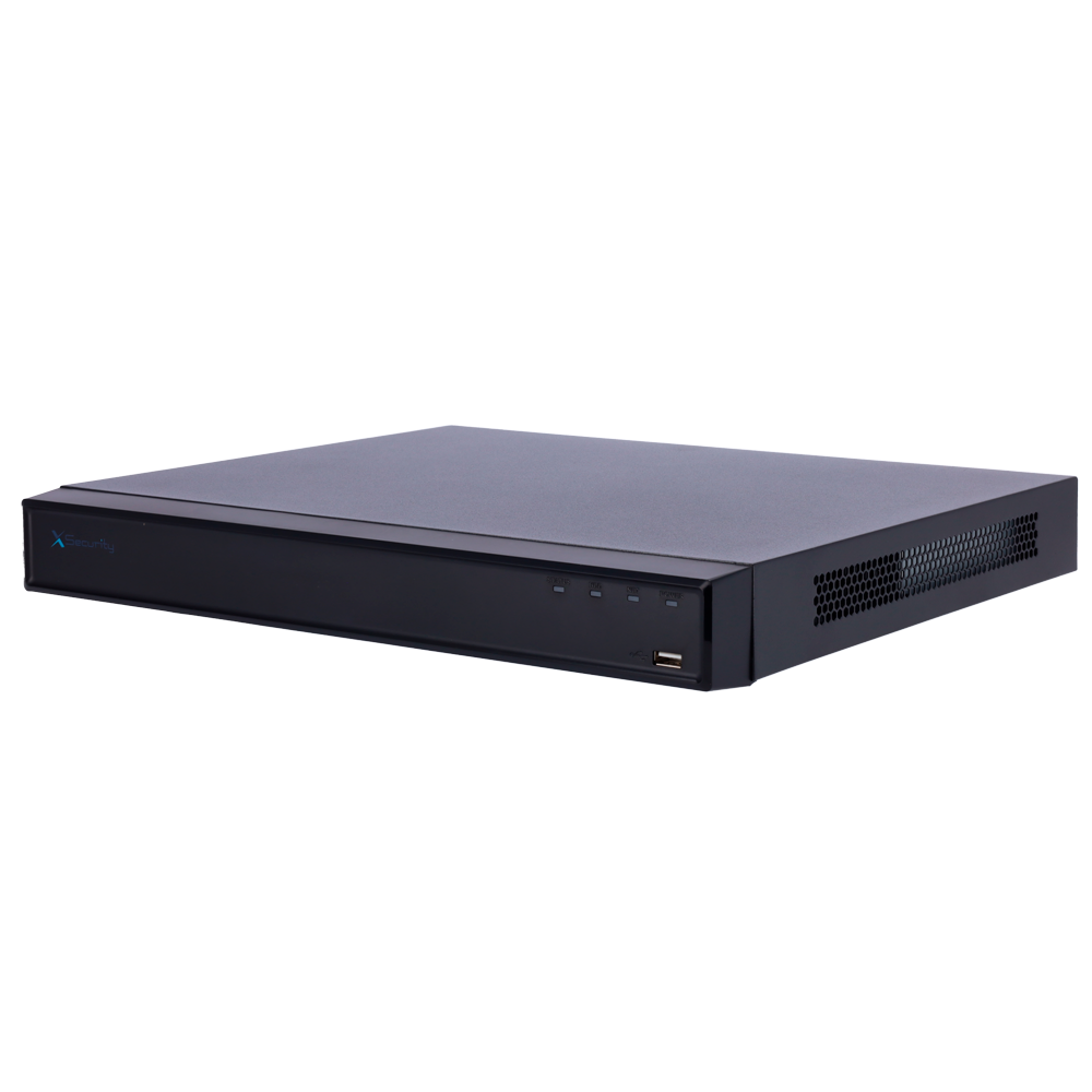X-Security NVR - Maksimum opløsning 16 Megapixel - 32 CH / 16 PoE af/at porte - Kompression H.265 / H.264 | 2 HDD - HDMI output 4K | Alarm udgange - SMD, WizSense og QuickPick