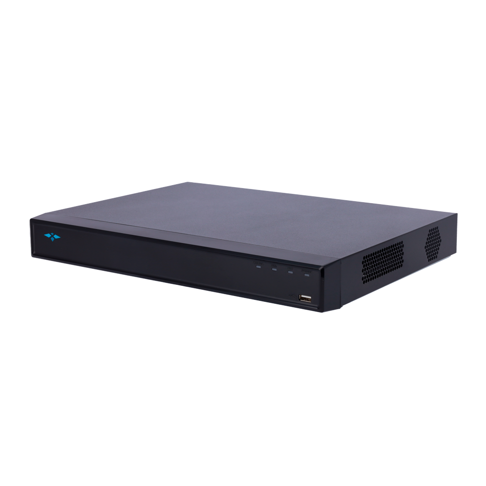 X-Security NVR til IP kameraer - Maksimum opløsning 16 Megapixel - Smart kompression H.265+ / Smart H.264+ - 32 IP kanaler - AI Smart funktioner - WEB, DSS/PSS, Smartphone og NVR