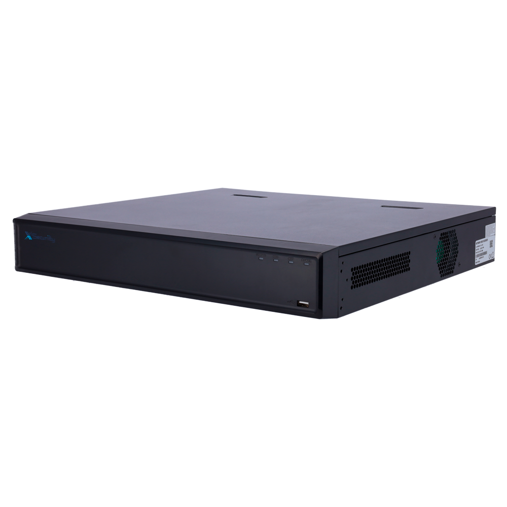 X-Security NVR - Maksimum opløsning 16 Megapixel - 16 CH | 16 PoE af/at porte - H.265 / H.264 | 4HDD kompression - HDMI output 4K | Alarm udgange - SMD, WizSense og QuickPick