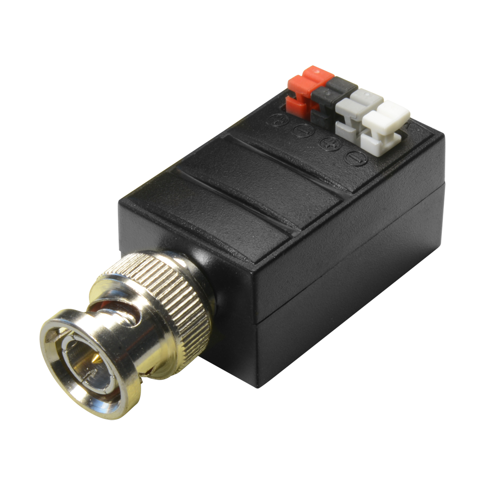 Aktiv transceiver - Optimeret til HDTVI / HDCVI / AHD - 1 videokanal - BNC/UTP 4 ben - Rækkevidde: 400 ~ 700 m - Sender / Kompatibel med BA615A-RX