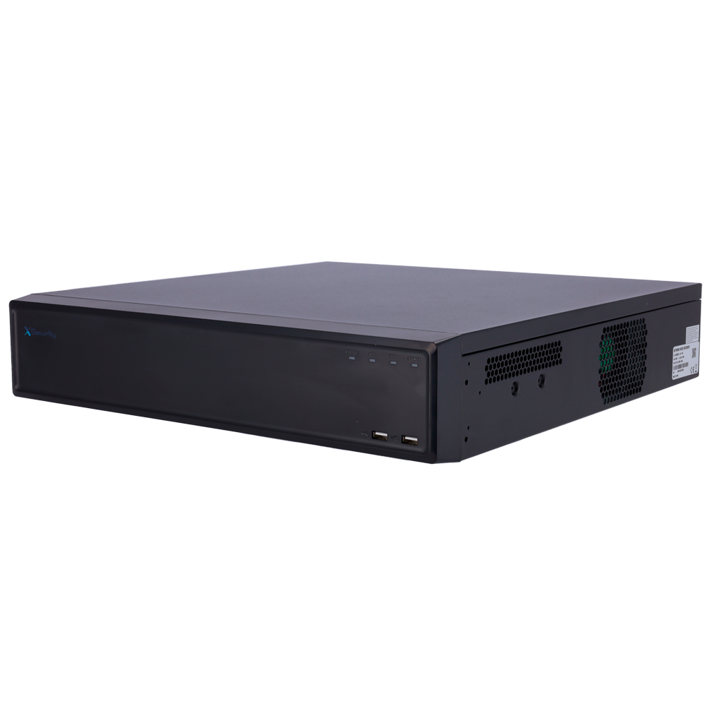 X-Security NVR - Maksimal opløsning 16 Megapixel - 32 CH / 16 PoE af/at porte - Kompression H.265 / H.264 | 8 HDD - HDMI output 4K | Alarmudgange - SMD, WizSense og QuickPick