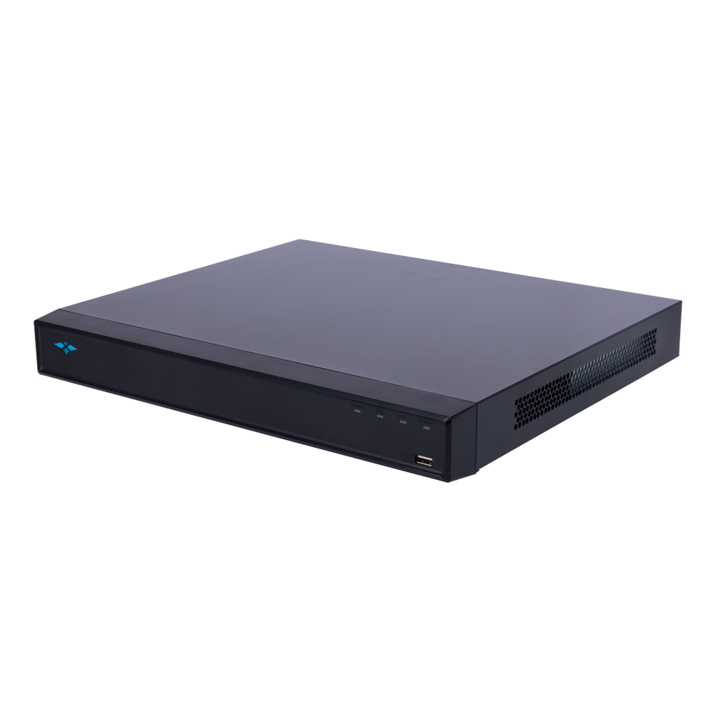 X-Security NVR til IP kameraer - Maksimal opløsning 12 Megapixel - Smart kompression H.265+ / Smart H.264+ - 16 CH IP, 16 PoE porte - 4 CH ansigtsgenkendelse eller 16Ch AI - WEB, DSS/PSS, Smartphone og NVR