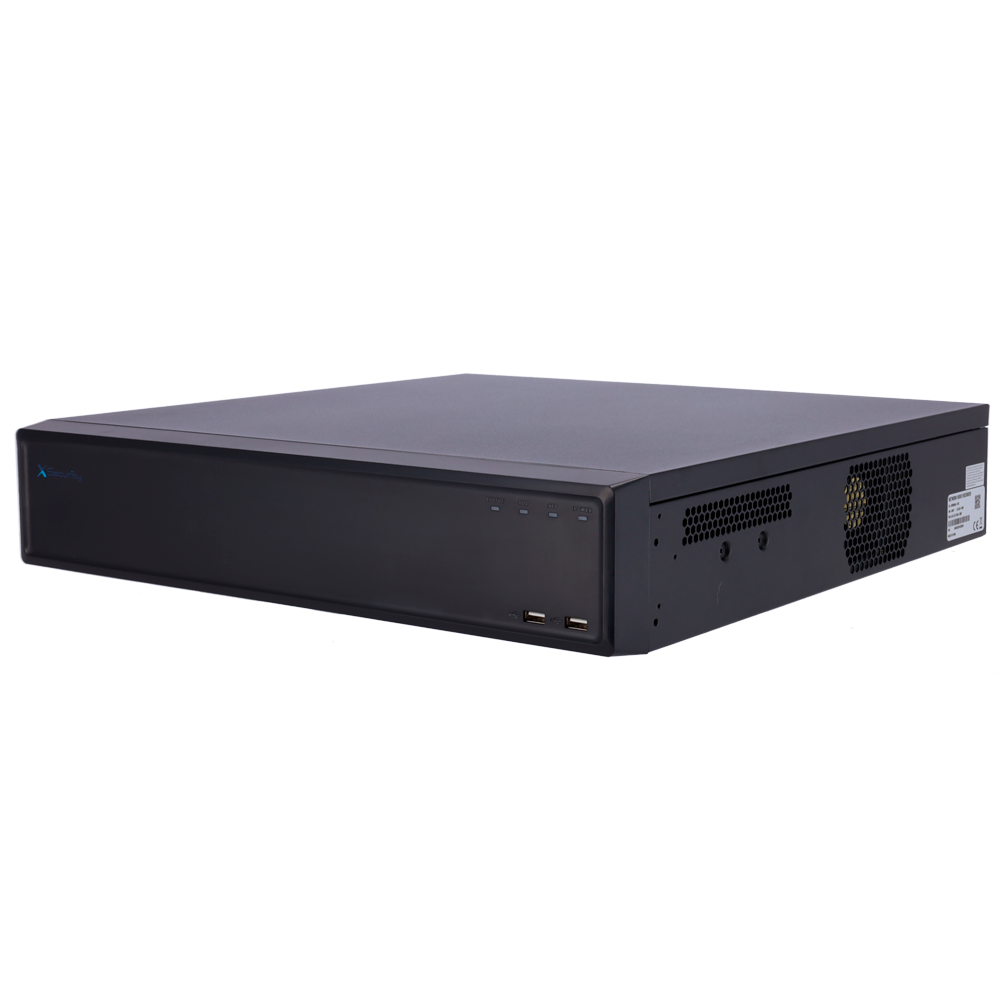 X-Security NVR - Maksimal opløsning 32 Megapixel - 64 CH - Komprimering H.265 / H.264 | 8 HDD - HDMI output 4K | Alarm Outputs - SMD, WizSense, Metadata og AcuPick