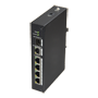 X-Security - Desktop Switch - 4 porte RJ45 + 1 Gigabit Combo port - Hastighed 10/100Mbps - Plug & Play - Energibesparende teknologi