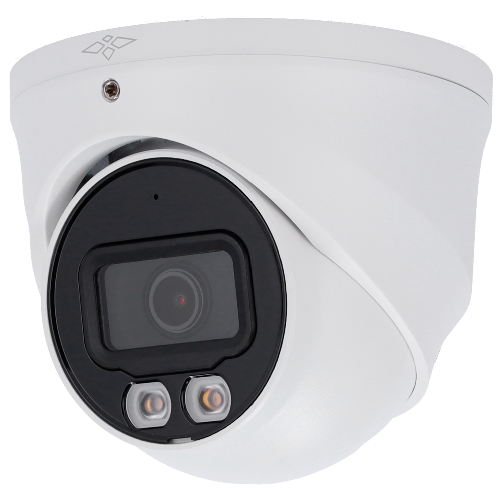 Turret kamera 4n1 X-Security - CMOS 4K - 3.6 mm Linse - WDR (120dB) - Dual lys: IR + Hvidt lys rækkevidde 40 m | Mikrofon - Vejrbestandig IP67