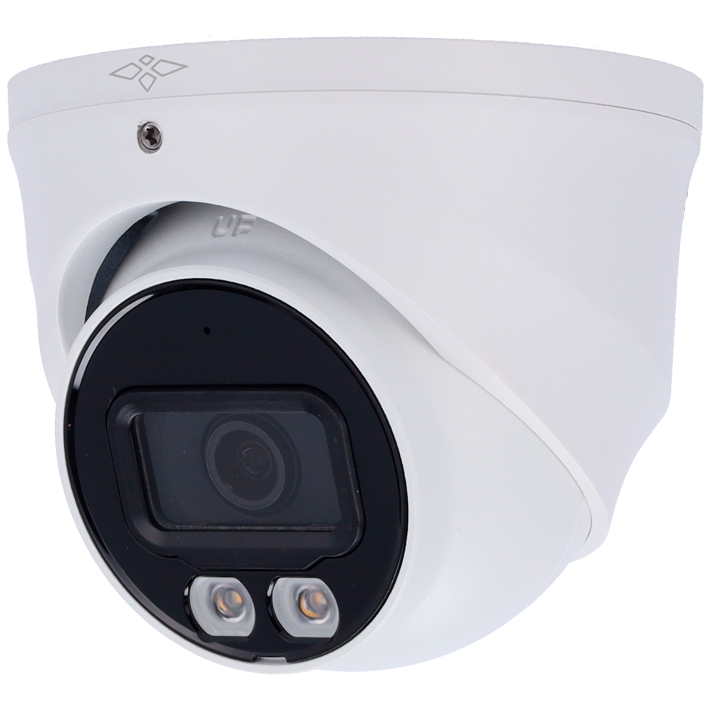 X-Security turret kamera EASY serie - 4in1 udgang - Opløsning 2 MP (1920x1080) - 2.8 mm linse - Dual Light rækkevidde 40 m | Integreret mikrofon - IP67 | Lyd over koaksial (CVI) | PoC
