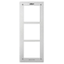 Frontpanel - Video intercom specifik - Kompatibel med XS-V2000E-M(X) moduler - triple modul - 369mm (H) x 145mm (W) x 11mm (D) - Rustfrit stål