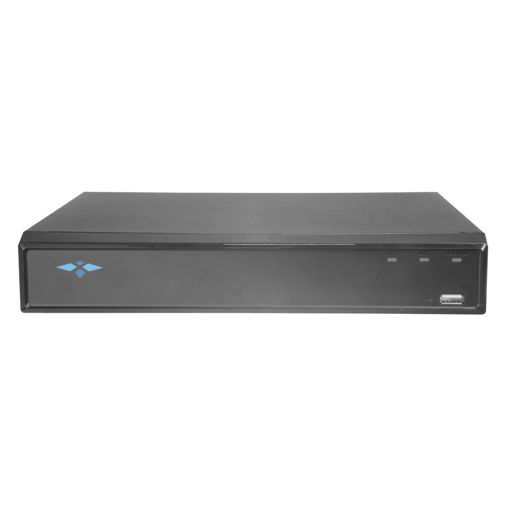 DVR 5n1 X-Security - 8 CH HDTVI/HDCVI/AHD/CVBS (4K) + 8 IP (8Mpx) - Audio over coaxial - Opløsning 4K (7FPS) - 2 CH ansigtsgenkendelse - 8 CH menneske- og køretøjsgenkendelse
