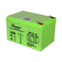 Upower - Genopladeligt batteri - AGM bly-syre teknologi - Spænding 12 V - Kapacitet 12.0 Ah - 101 x 151 x 98 / 3800 g - Til backup eller direkte brug