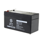 Genopladeligt batteri - AGM bly-syre teknologi - Spænding 12 V - Kapacitet 1.3 Ah - 58 x 97 x 65 mm / 540 g - Til backup eller direkte brug