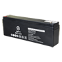 Genopladeligt batteri - AGM bly-syre teknologi - Spænding 12 V - Kapacitet 2.2 Ah - 58 x 34 x 178 mm / 820 g - Til backup eller direkte brug
