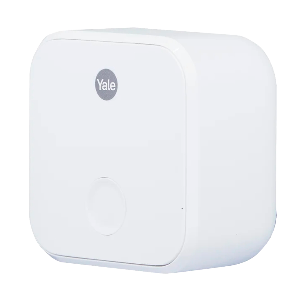 WiFi Gateway Tilbehør - Bluetooth forbindelse med udstyr - Kun nødvendig ved lang afstand til WiFi - Op til 4 enheder kan tilsluttes - Strømforsyning AC 220 V - Kompatibel med YALE-LINUS-L2 og YALE-SMARTSAFEBOX