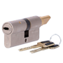 Højsikkerhed dobbelt kobling cylinder - Anti-bump, dirkning, boring og brud - Egnet til YALE-LINUS-L2 - System med 7 aktive stifter og 2 sensorer - Mål 30 (indre) x 35 (ydre) mm - Inkl. 2 fysiske nøgler